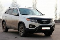 Kia Sorento II XM 2009–2014 Aizsargstienis (bullbar) WT007 Black (nerūsējošais tērauds) foto 3