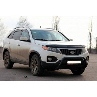 Aizsargstienis (bullbar) WT007 Black (nerūsējošais tērauds) foto 3
