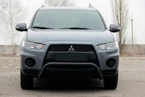 Mitsubishi Outlander 2006–2012 Aizsargstienis (bullbar) WT007 Black (nerūsējošais tērauds) foto 2