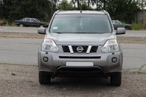 Nissan X-trail T31 2007–2014 Priekšējais bullbārs WT007 Black (nerūsējošais tērauds) foto 2