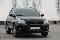 Toyota Rav 4 2006–2013 Priekšējais aizsargstienis WT-ST15 Black (nerūsējošais tērauds) foto 1
