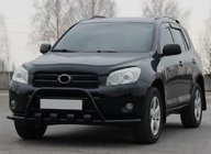 Toyota Rav 4 2006–2013 Priekšējais aizsargstienis WT-ST15 Black (nerūsējošais tērauds) foto 2