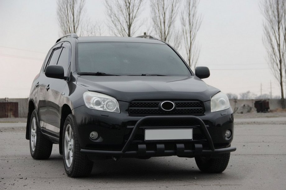 Toyota Rav 4 2006–2013 Priekšējais aizsargstienis WT-ST15 Black (nerūsējošais tērauds) Image