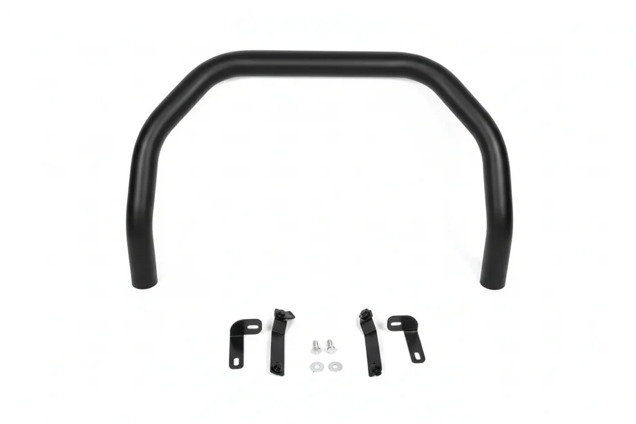 Jeep Grand Cherokee WK 2004–2010 Priekšējais aizsargstienis (bullbar) WT007 Black (nerūsējošais tērauds) Image