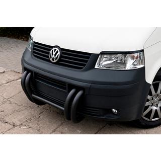 Ķengurs ST006-03 Nizdri Black (nerūsējošais tērauds) Volkswagen T5 Transporter 2003–2010 foto 2