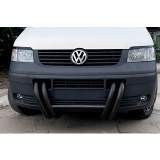 Ķengurs ST006-03 Nizdri Black (nerūsējošais tērauds) Volkswagen T5 Transporter 2003–2010 foto 3