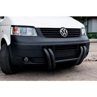 Ķengurs ST006-03 Nizdri Black (nerūsējošais tērauds) Volkswagen T5 Transporter 2003–2010 foto 1