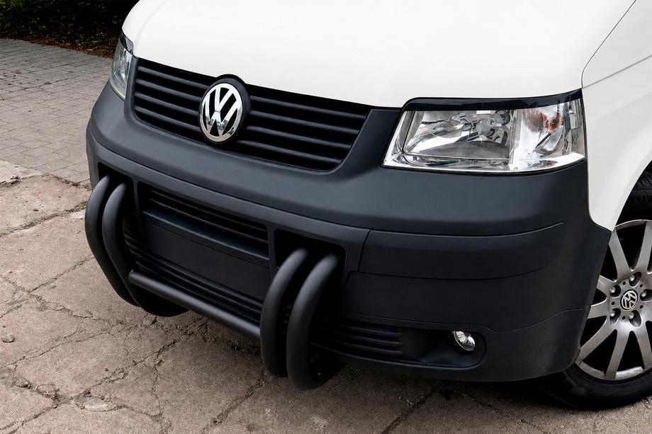 Volkswagen T5 Transporter 2003–2010 Ķengurs ST006-03 Nizdri Black (nerūsējošais tērauds) Foto 2