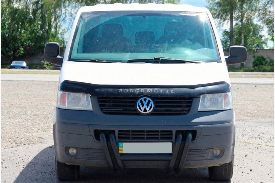 Volkswagen T5 Transporter 2003–2010 Ķengurs ST006-03 Nizdri Black (nerūsējošais tērauds) Foto 7