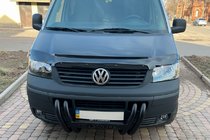 Volkswagen T5 Transporter 2003–2010 Aizsargstienis ST006-04 Nizdri Black (nerūsējošais tērauds) foto 2