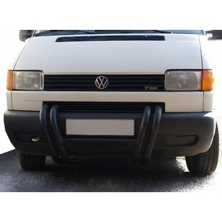 Kengurubārs ST006 Black (nerūsējošais tērauds) Volkswagen T4 Caravelle/Multivan 1990–2003