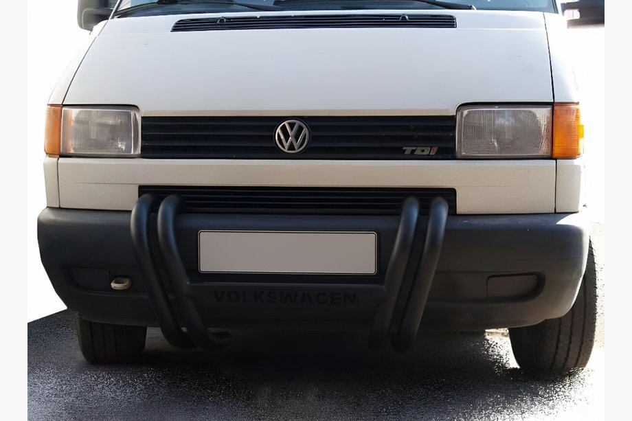 Volkswagen T4 Caravelle/Multivan 1990–2003 Kengurubārs ST006 Black (nerūsējošais tērauds) Image
