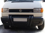 Volkswagen T4 Transporter 1990–2003 Kengurubārs ST006 Black (nerūsējošais tērauds) foto 1