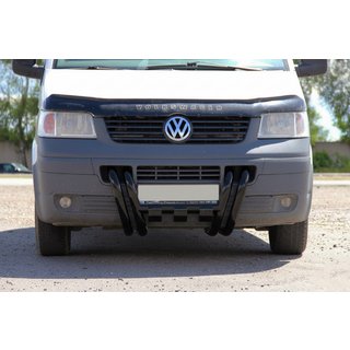 Ķengura stienis ST006-15 Nostrils Black (nerūsējošais tērauds) Volkswagen T5 Transporter 2003–2010