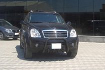 SsangYong Rexton I 2001–2017 Kengurubārs QT006 Black (nerūsējošais tērauds) foto 2