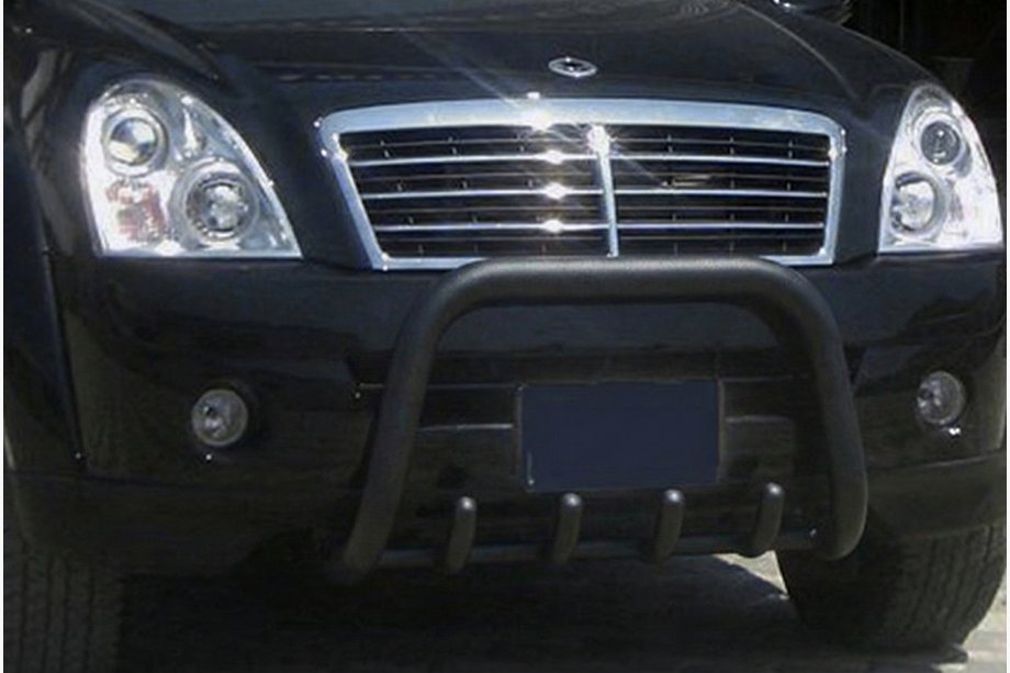 SsangYong Rexton I 2001–2017 Kengurubārs QT006 Black (nerūsējošais tērauds) Image