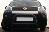 Citroen Nemo 2007–2017 Priekšējais aizsargloks QT006 Black (nerūsējošais tērauds) foto 2