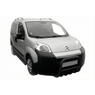 Priekšējais aizsargloks QT006 Black (nerūsējošais tērauds) foto 1