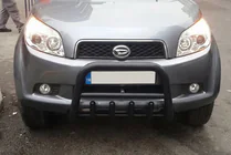 Daihatsu Terios 2006–2017 Priekšējais aizsargloks QT006 Black (nerūsējošais tērauds) foto 5