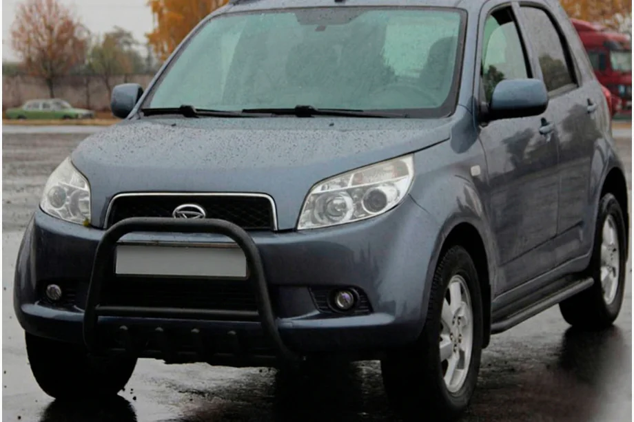 Daihatsu Terios 2006–2017 Priekšējais aizsargloks QT006 Black (nerūsējošais tērauds) Image