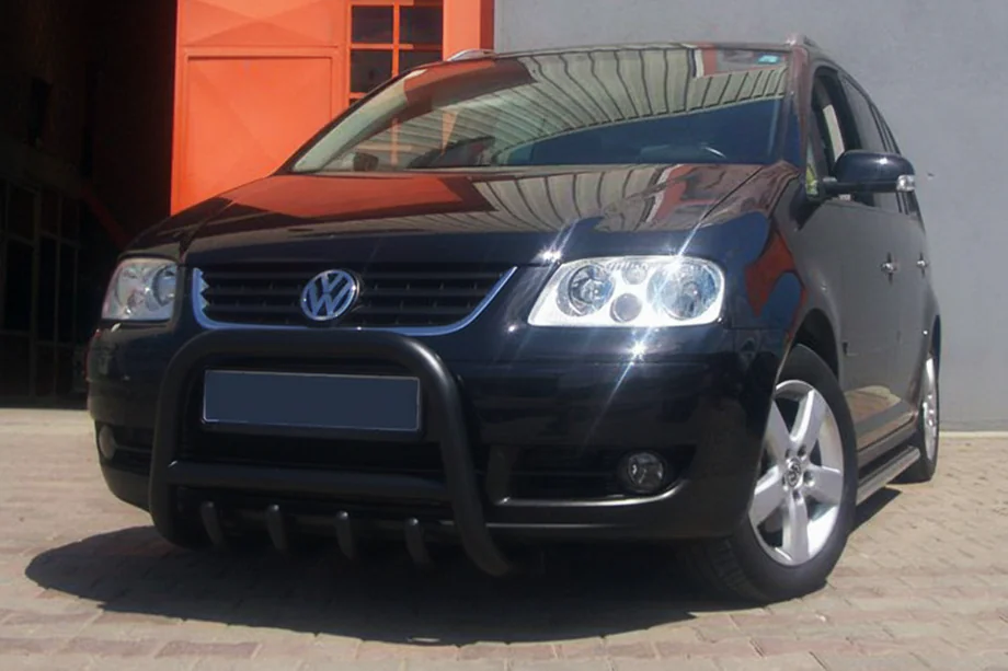 Volkswagen Touran 2003–2010 Kengurubārs QT006 Black (nerūsējošais tērauds) Foto 2