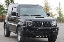 Suzuki Jimny 1998–2018 Kengurubārs QT006 Black (nerūsējošais tērauds) foto 2