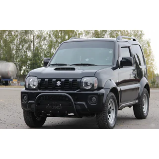 Kengurubārs QT006 Black (nerūsējošais tērauds) Suzuki Jimny 1998–2018 foto 3