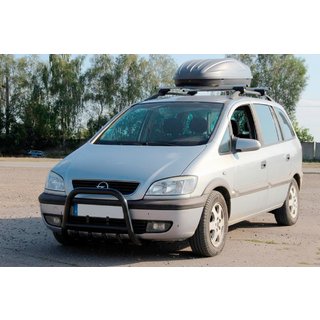 Kengurubārs QT006 Black (nerūsējošais tērauds) Opel Zafira A 1998–2005 foto 2