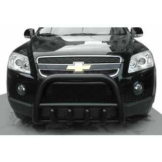 Priekšējais aizsargloks QT006 Black (nerūsējošais tērauds) Chevrolet Captiva 2006–2019