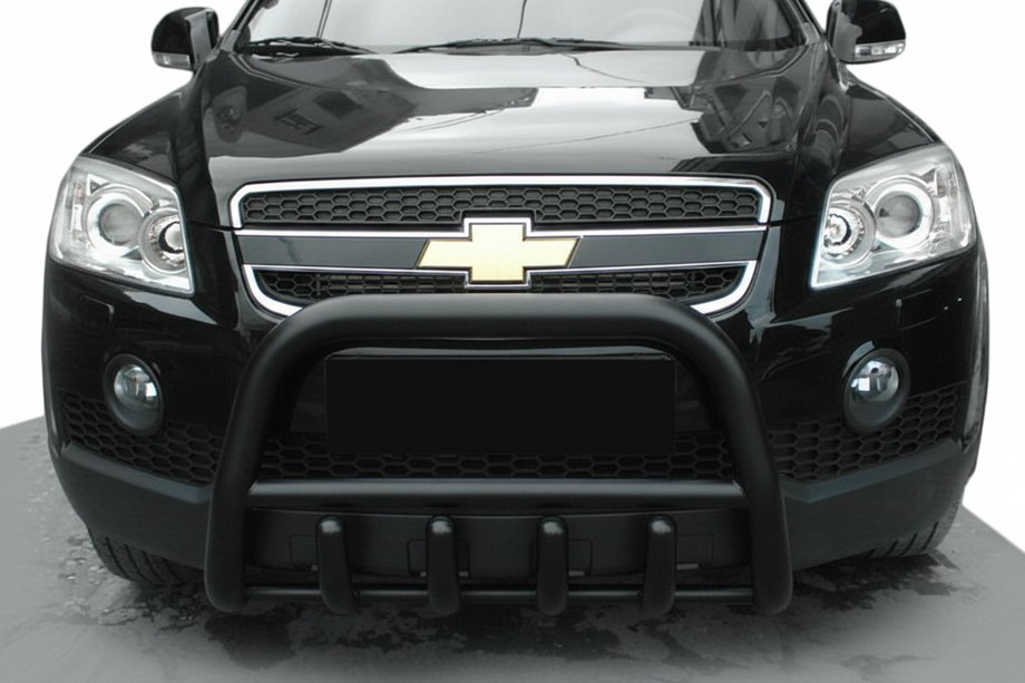 Chevrolet Captiva 2006–2019 Priekšējais aizsargloks QT006 Black (nerūsējošais tērauds) Image