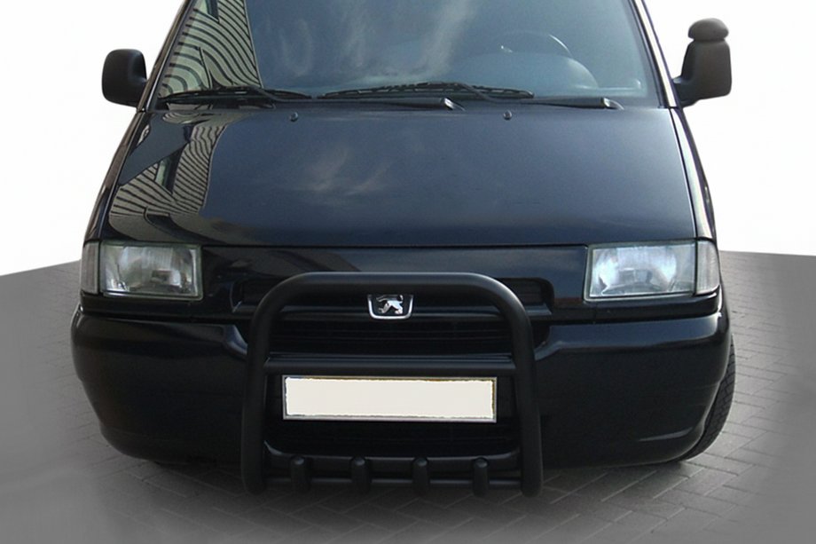 Fiat Scudo 1996–2007 Kengurubārs QT006 Black (nerūsējošais tērauds) Image