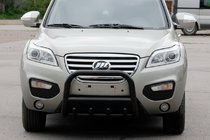 Lifan X60 2011– Aizsargstienis (bullbar) QT006 Black (nerūsējošais tērauds) foto 1