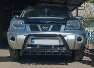 Nissan X-trail T30 2002–2007 Aizsargstienis (bullbar) QT006 Black (nerūsējošais tērauds) foto 1