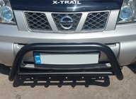 Nissan X-trail T30 2002–2007 Aizsargstienis (bullbar) QT006 Black (nerūsējošais tērauds) foto 2