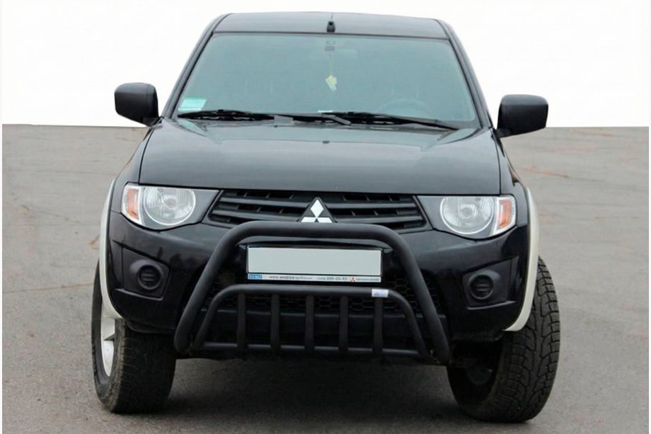 Mitsubishi L200 2006–2015 Kengurīns Black (nerūsējošais tērauds) Image