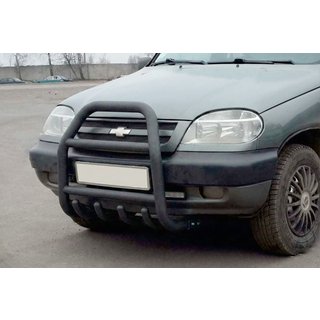 Bullerbārs QT007 Black (nerūsējošais tērauds) foto 4