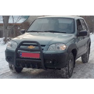 Bullerbārs QT007 Black (nerūsējošais tērauds) foto 1