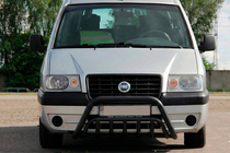 Citroen Jumpy 1996–2007 Kengurins WT002 Black (nerūsējošais tērauds) foto 1