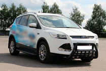 Ford Kuga/Escape 2013–2019 Kenguru stienis WT002 Black (nerūsējošais tērauds) foto 2