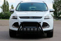 Ford Kuga/Escape 2013–2019 Kenguru stienis WT002 Black (nerūsējošais tērauds) foto 1