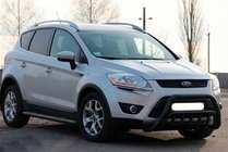 Ford Kuga 2008–2013 Kenguru stienis WT002 Black (nerūsējošais tērauds) foto 3