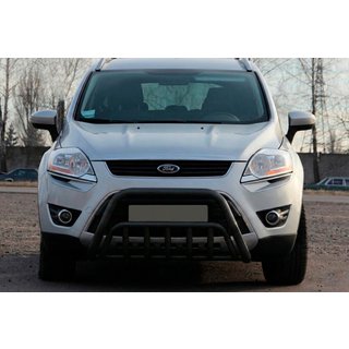 Kenguru stienis WT002 Black (nerūsējošais tērauds) Ford Kuga 2008–2013 foto 2