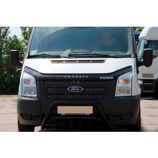 Priekšējais aizsargstienis (bullbar) WT002 Black (2006-2014, nerūsējošais tērauds) foto 2