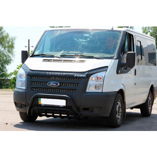 Priekšējais aizsargstienis (bullbar) WT002 Black (2006-2014, nerūsējošais tērauds) foto 1