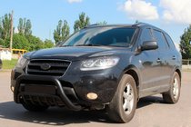Hyundai Santa Fe 2 2006–2012 Kenguru stienis WT002 Black (nerūsējošais tērauds) foto 1