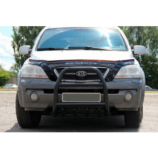 Bullbar QT007 Black (nerūsējošais tērauds) foto 2