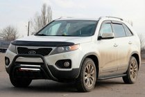Kia Sorento II XM 2009–2014 Bullbar WT002/2 Black (nerūsējošais tērauds) foto 1