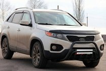 Kia Sorento II XM 2009–2014 Bullbar WT002/2 Black (nerūsējošais tērauds) foto 2