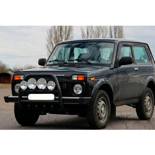 Bullbar QT007 Black (nerūsējošais tērauds) foto 4