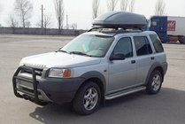 Land Rover Freelander I 1997–2006 Bullbar QT007 Black (nerūsējošais tērauds) foto 2